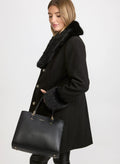Faux-Fur Detail Coat